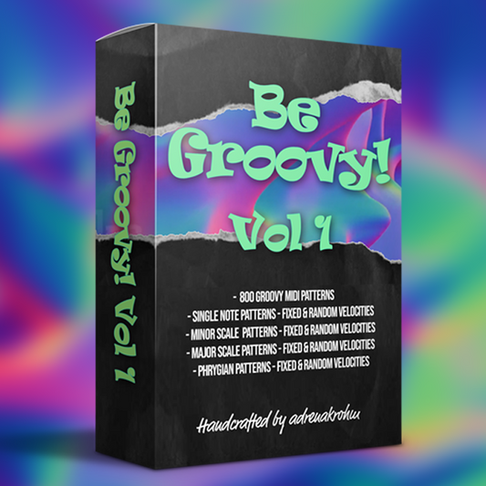 Be Groovy! Vol 1 (800 groovy MIDI patterns for any DAW)