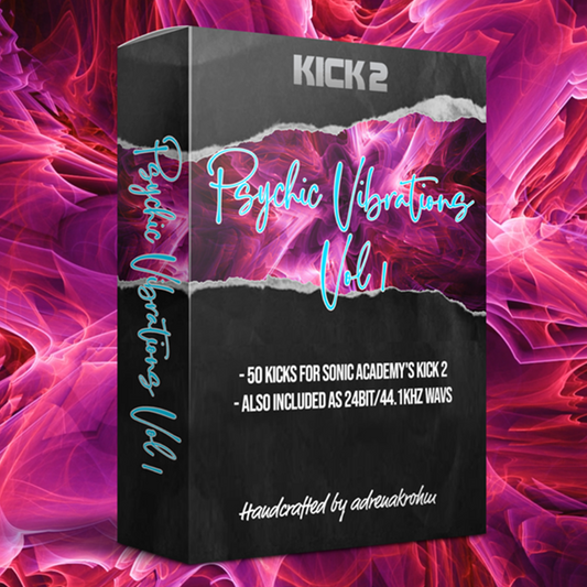 Psychic Vibrations Vol 1 (50 kicks for Kick 2, incl. WAV versions)